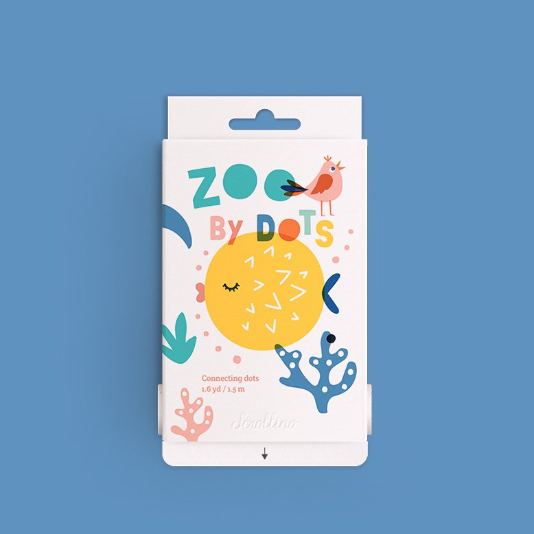 Malbuch & Dot to Dot Games - Scrollino Zoo von Dots