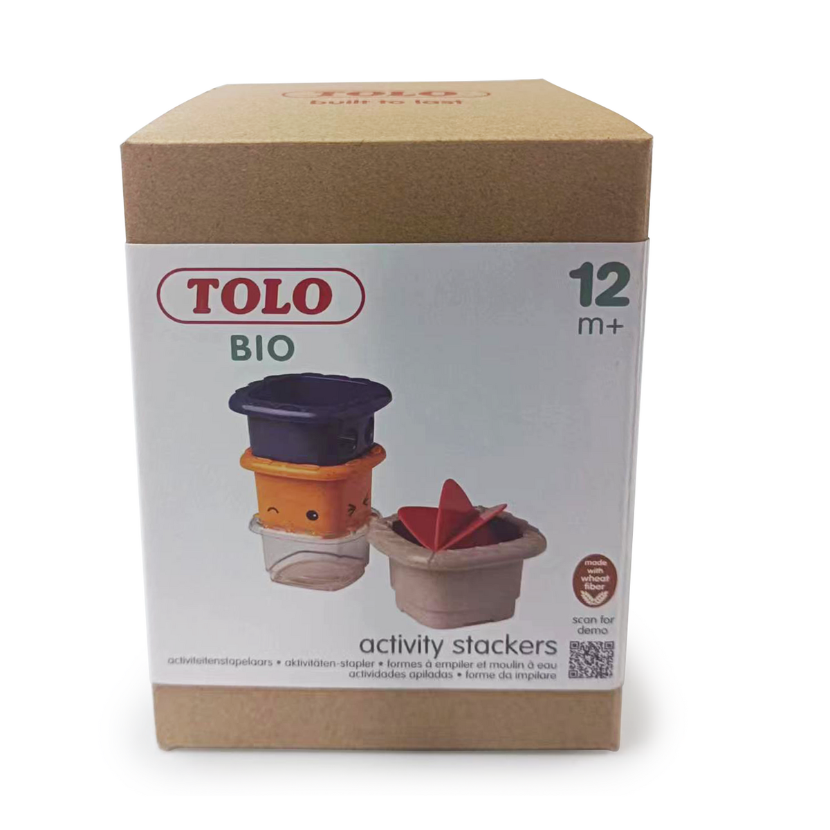 Tolo Bio Bath Toys Stapelbekers 4 pieces