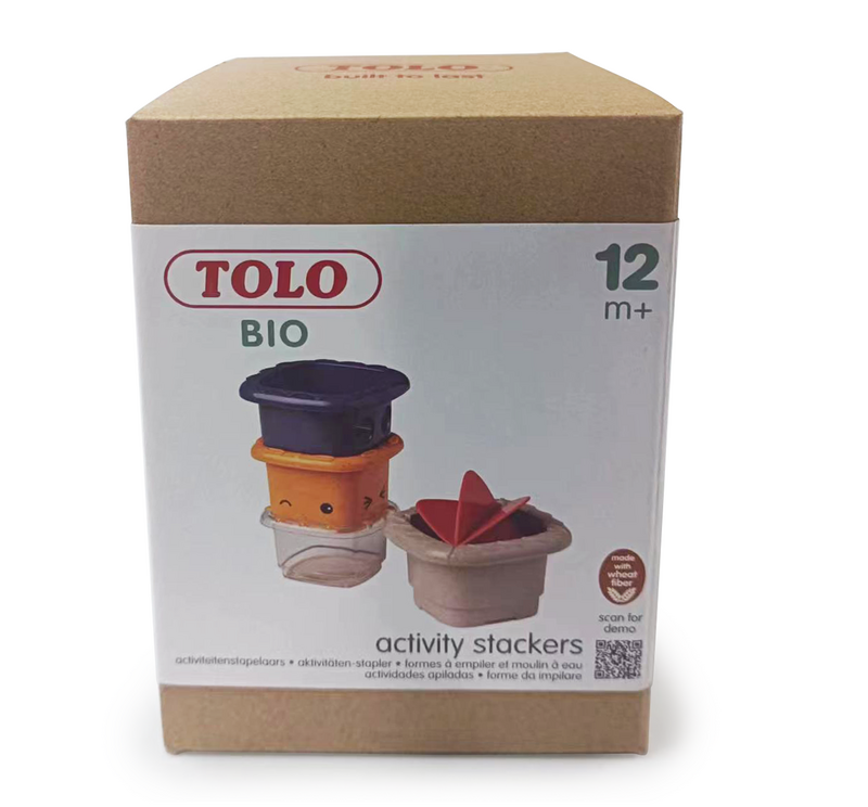 Tolo Bio Badspeelgoed Stapelbekers 4 stuks
