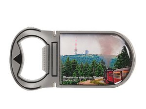 Capsule lifter made of metal with magnet with a Brockenbahn