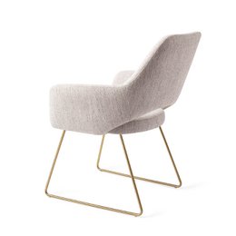 Jesper Home Yanai Dining Chair Slide Gold