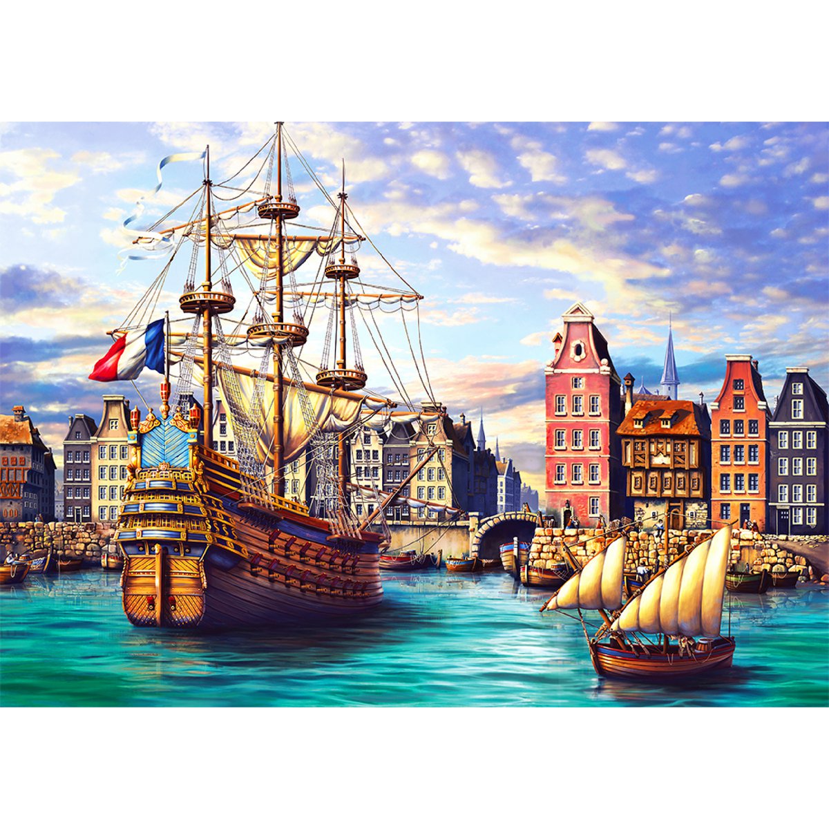 Puzzle - Vecchie Navi In Porto