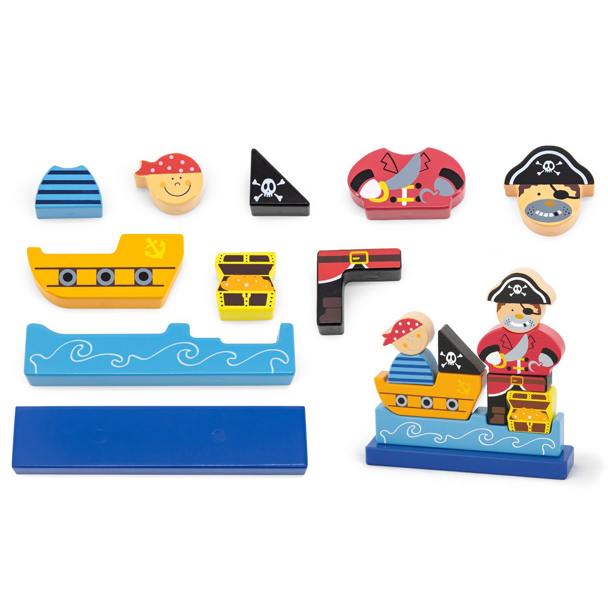 Magnetische 3D Puzzel - Piraat