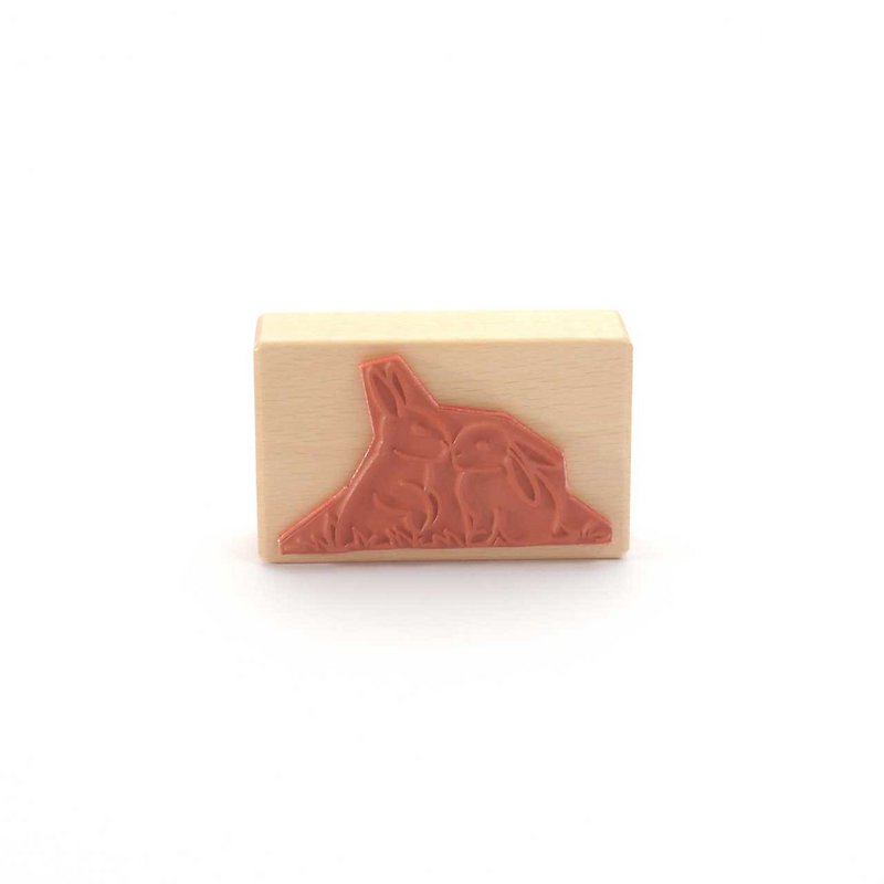 Stempel: snoezige konijnen