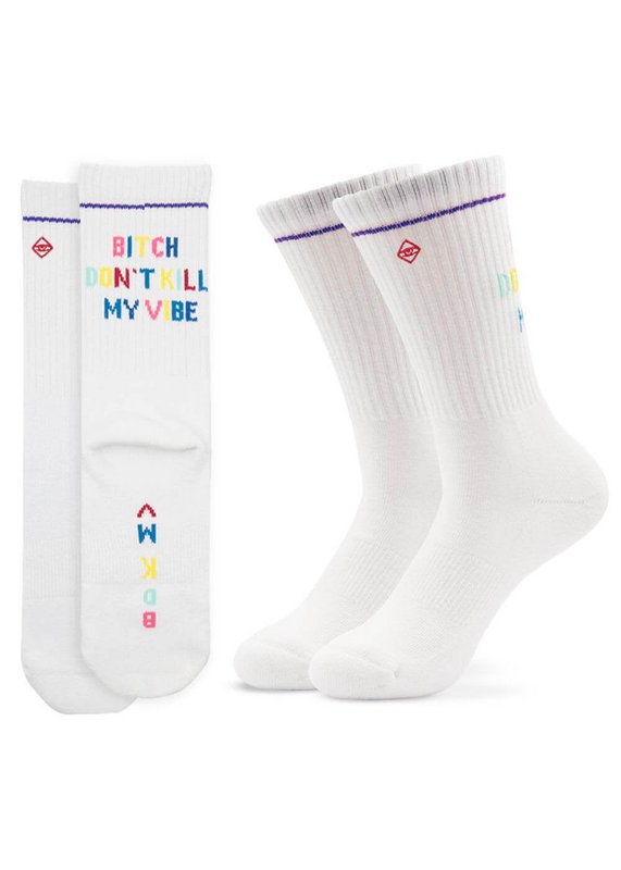 Bitch don't kill my vibe - white