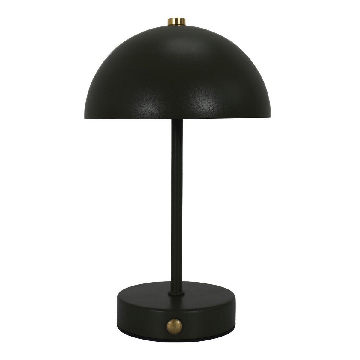 Lámpara de mesa LED recargable Nero – Inalámbrica – Negro – Funcionamiento táctil – 3 modos de luz – Al 25,5 cm