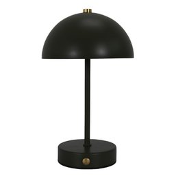 Lampa stołowa LED z możliwością ładowania Nero – bezprzewodowa – czarna – obsługa dotykowa – 3 tryby oświetlenia – wys. 25,5 cm