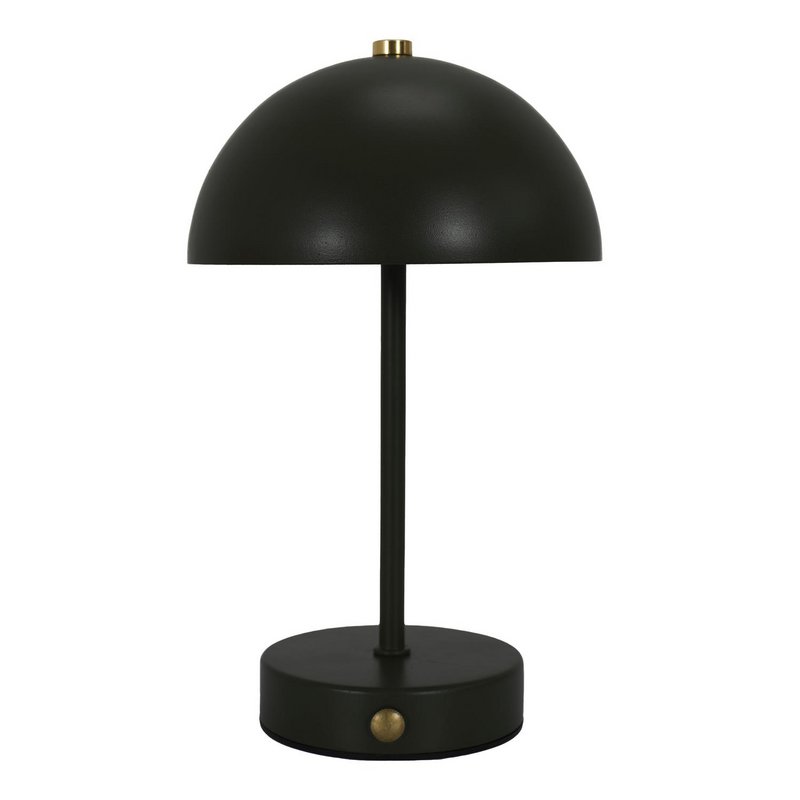 Nero Rechargeable LED Table Lamp – Wireless – Black – Touch Operation – 3 Light Modes – H25.5 cm