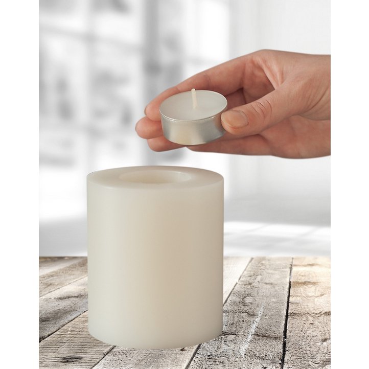Synd! Tealight Holder Permanent Candle Classic Black ∅ 10 cm