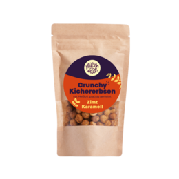Crunchy Kichererbsen Zimt Karamell