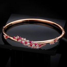 Peach Blossom Sparkle Bangle