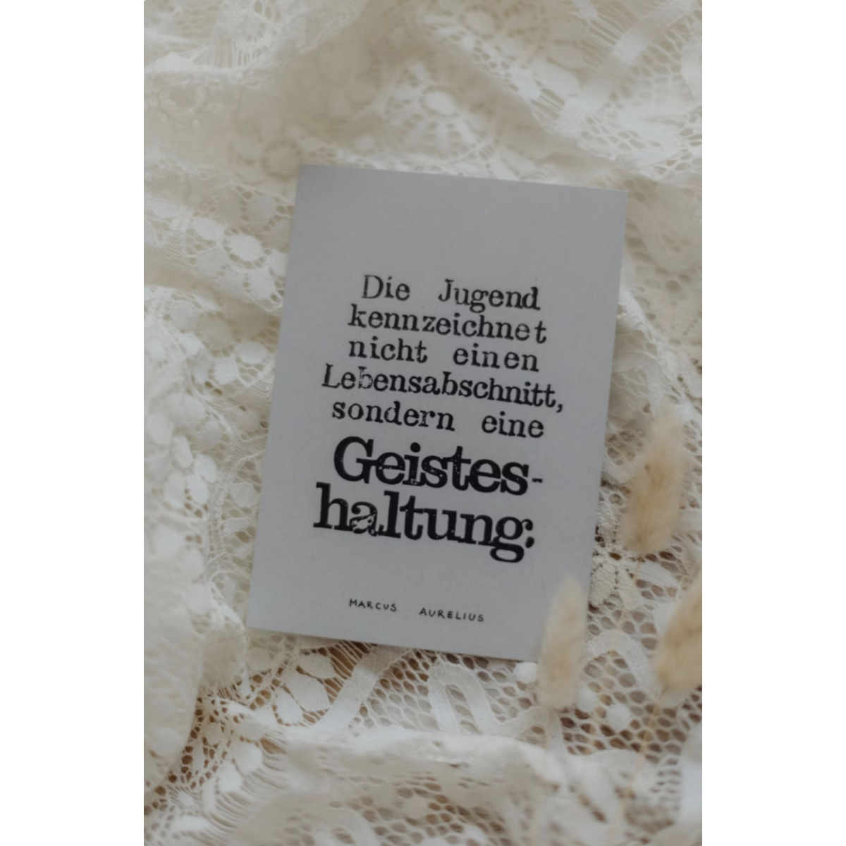 Stamped Postcard "Jugend als Geisteshaltung"