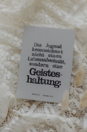 Stamped Postcard "Jugend als Geisteshaltung"