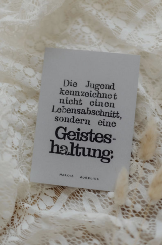 Stamped Postcard "Jugend als Geisteshaltung"