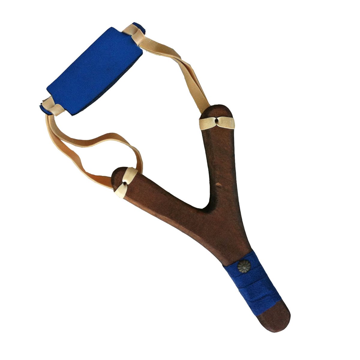 SLINGSHOT RUSTIK SUEDE GRIP + 3 CORK BALLS - ST531F