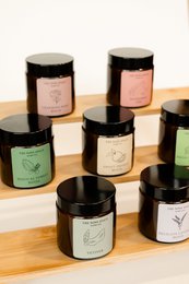 EDIZIONE LIMITATA - Candela d'atmosfera CHOCOLATE KISS - Mini in vetro marrone