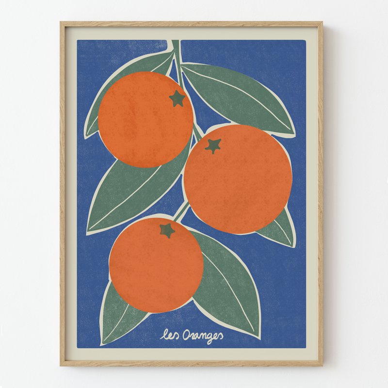 “Oranges” Art Print