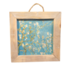 wooden tile old dutch v gogh blossom