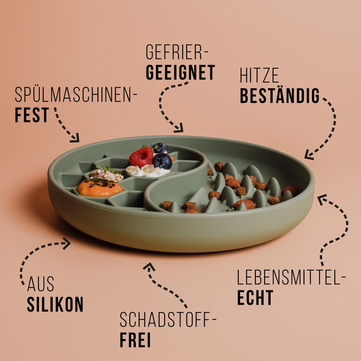 ne&no® anti-slyngeskål til hunde og katte