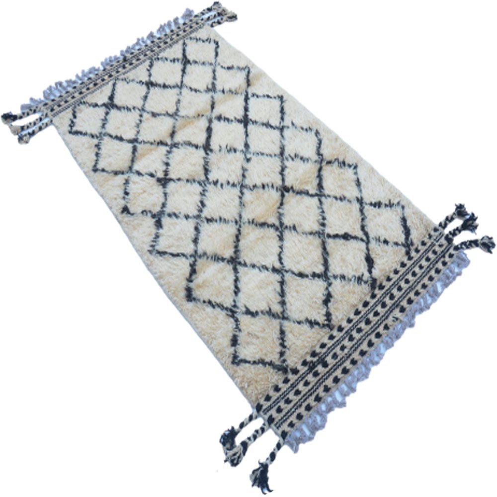 Berber Clay Ash Fluffy HandKnotted Soft Rug
