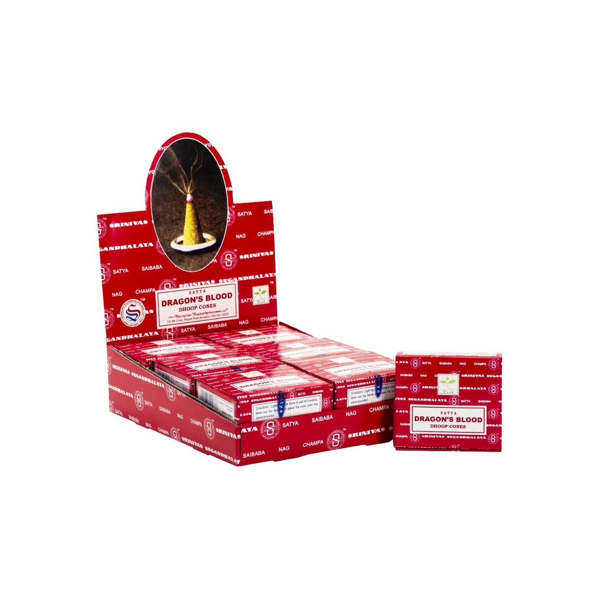 Satya Dragon's Blood Dhoop Cones
