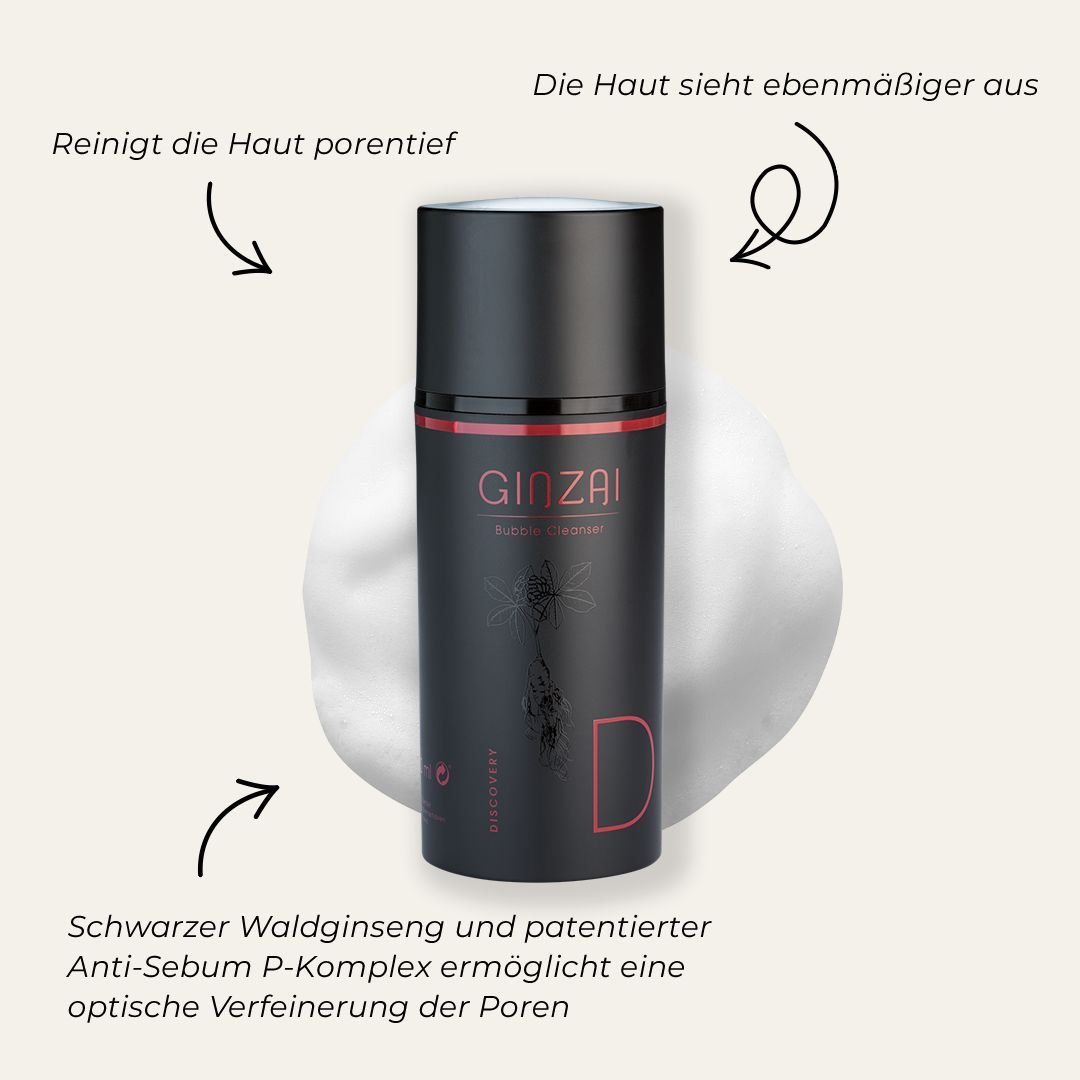 Gesichtsreinigungsschaum mit Ginseng