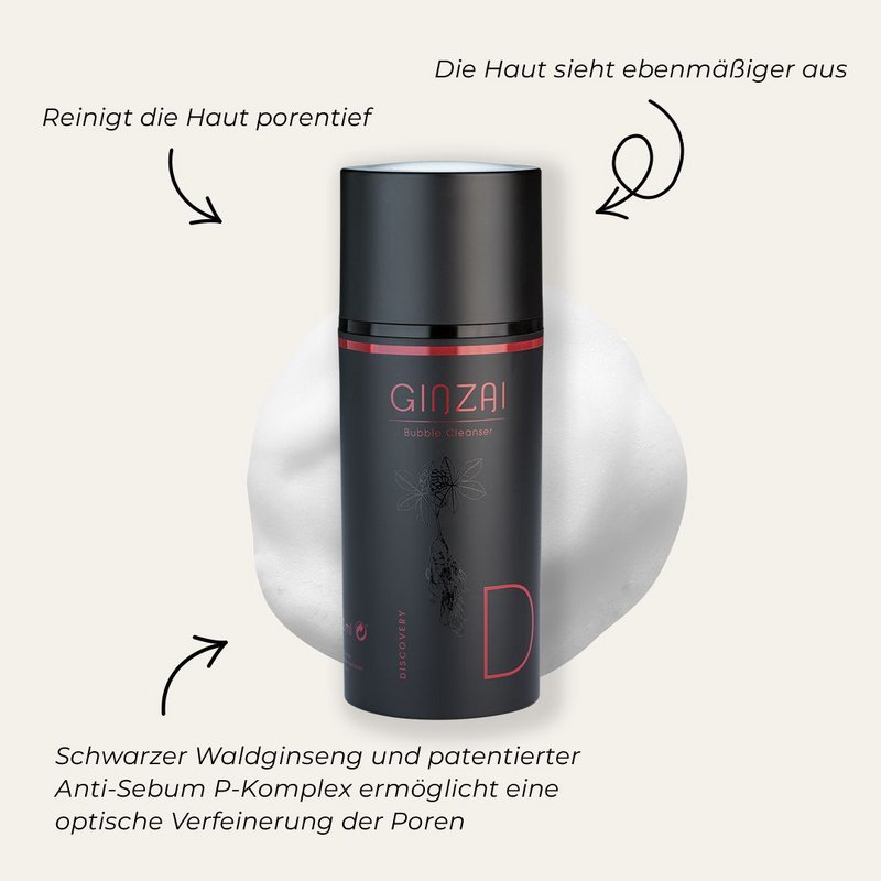 Gesichtsreinigungsschaum mit Ginseng