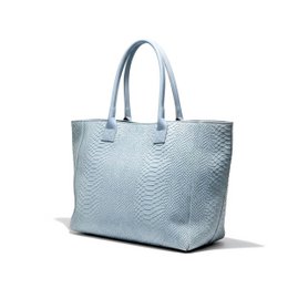 Sac cuir LOLA - Blue Sky - Made in Italy