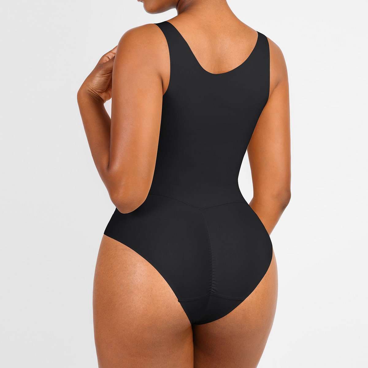 Sømløs Bodysuit Shapewear - Sort