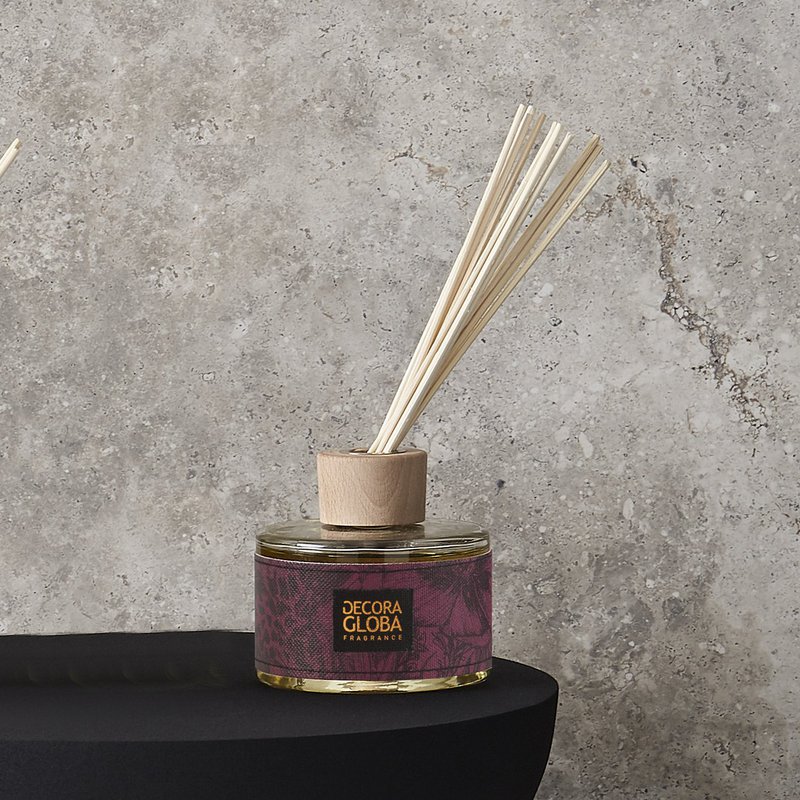 Scented Sticks Mikado Diffuser | Amber coffee and vanilla fragrance | DHAMIR | 250ml/8.45 fl.oz
