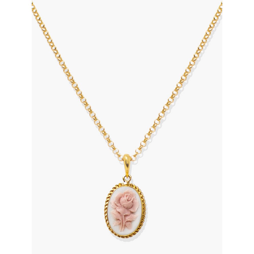 Rose cameo ketting