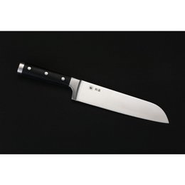 IZUMI ICHIAGO Santoku Fisch-, Fleisch- und Gemüsemesser, Tecaran Griff , "Professional Chefmesser"