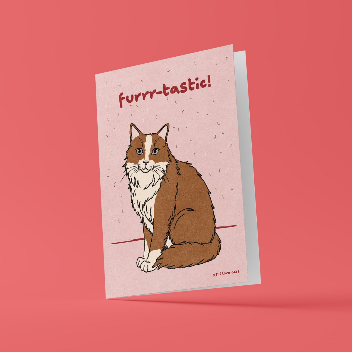 Lykønskningskort 'Furrr-tastic!'