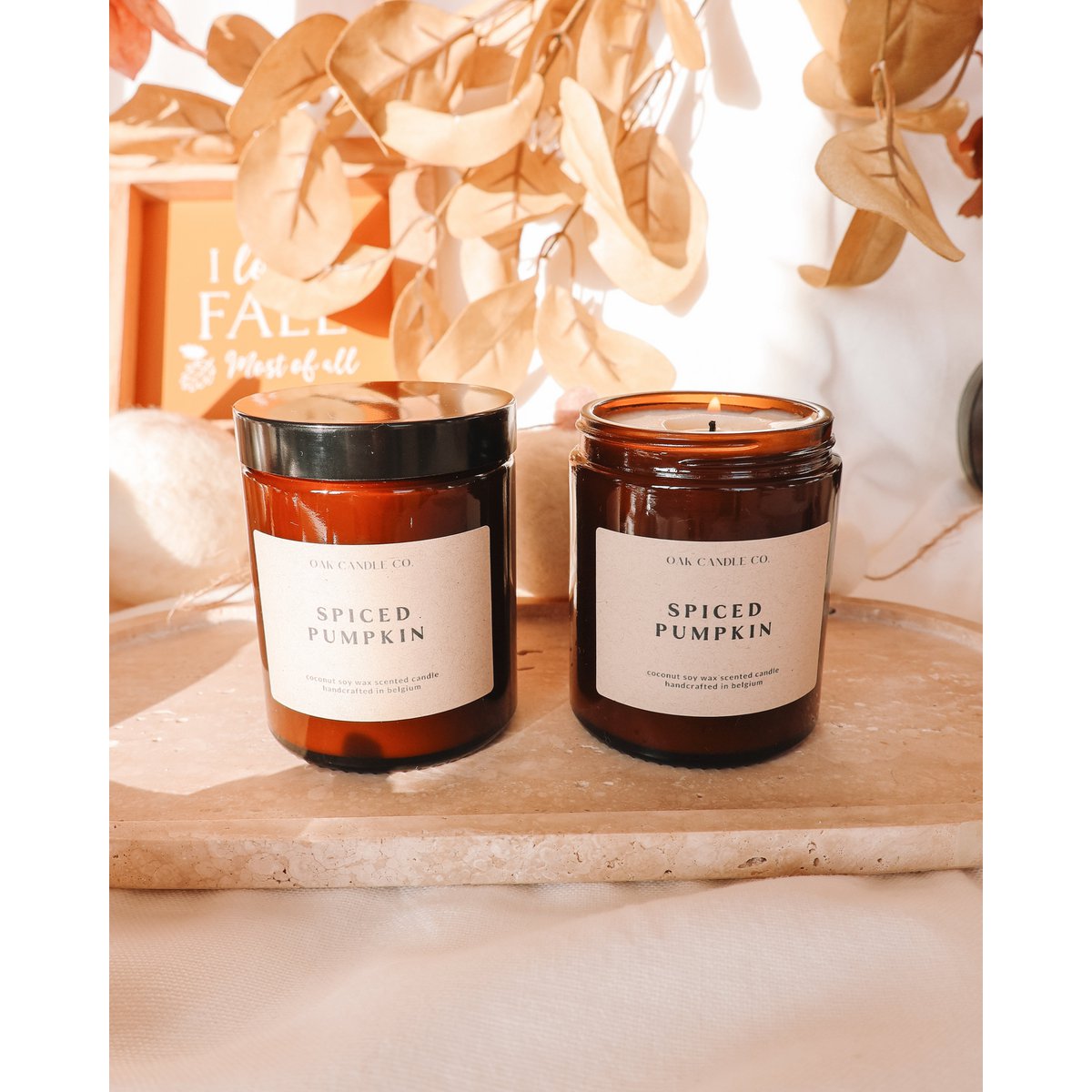 Spiced Pumpkin Amber Jar Candle