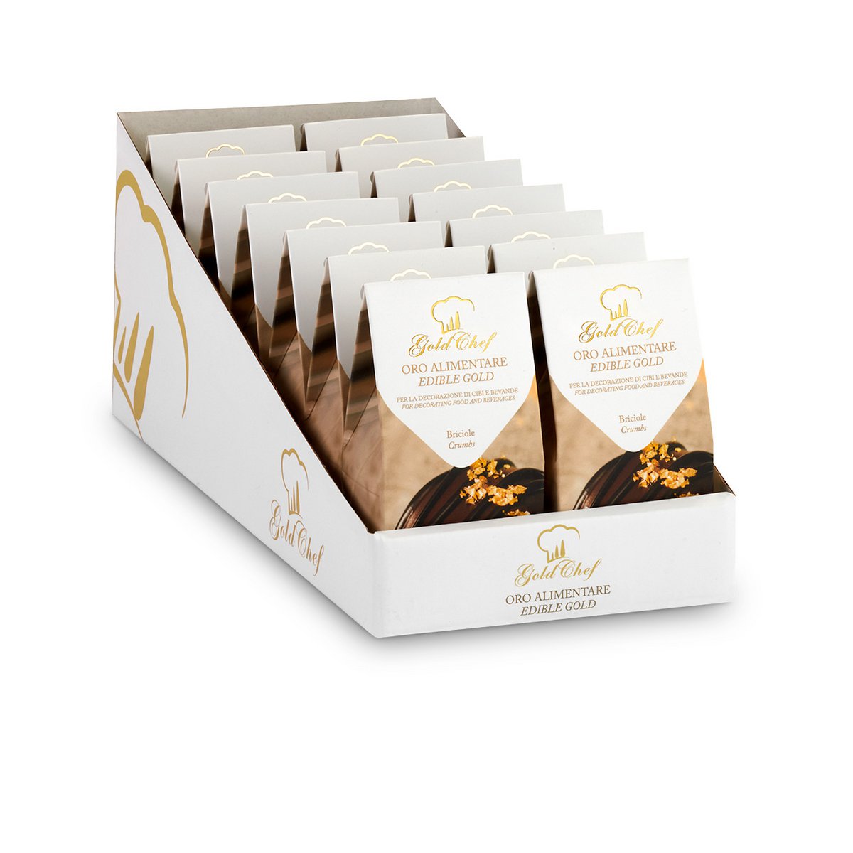 70mg essbare Goldkrümel 23kt