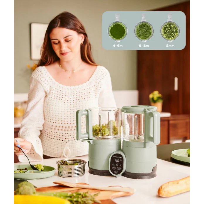 Robot w szybkim tempie - Nutribaby Glass Celadon