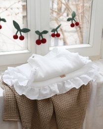 zomerlinnen babyslaapzak met ruches, babyslaapzak met ruches 1 TOG, 1,5 TOG, 2,5 TOG