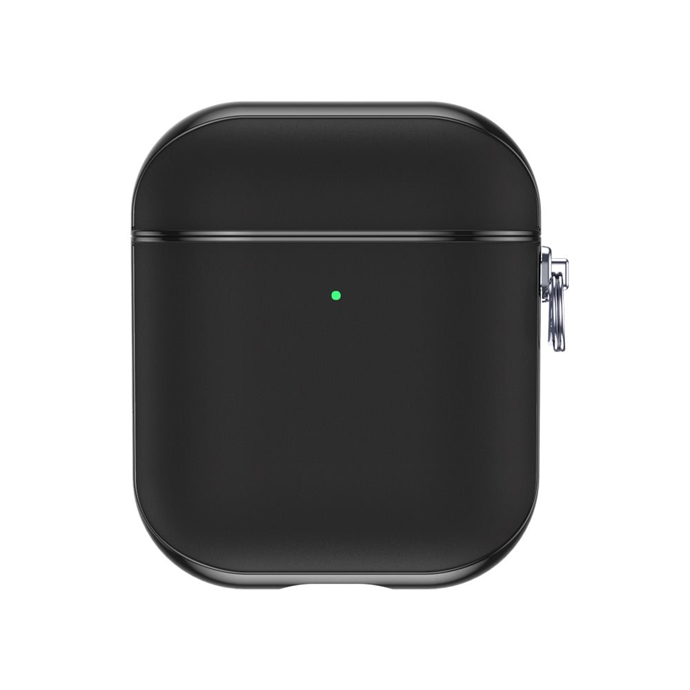 AirPods-Hülle Leder Snap Gen 1/2 Schwarz