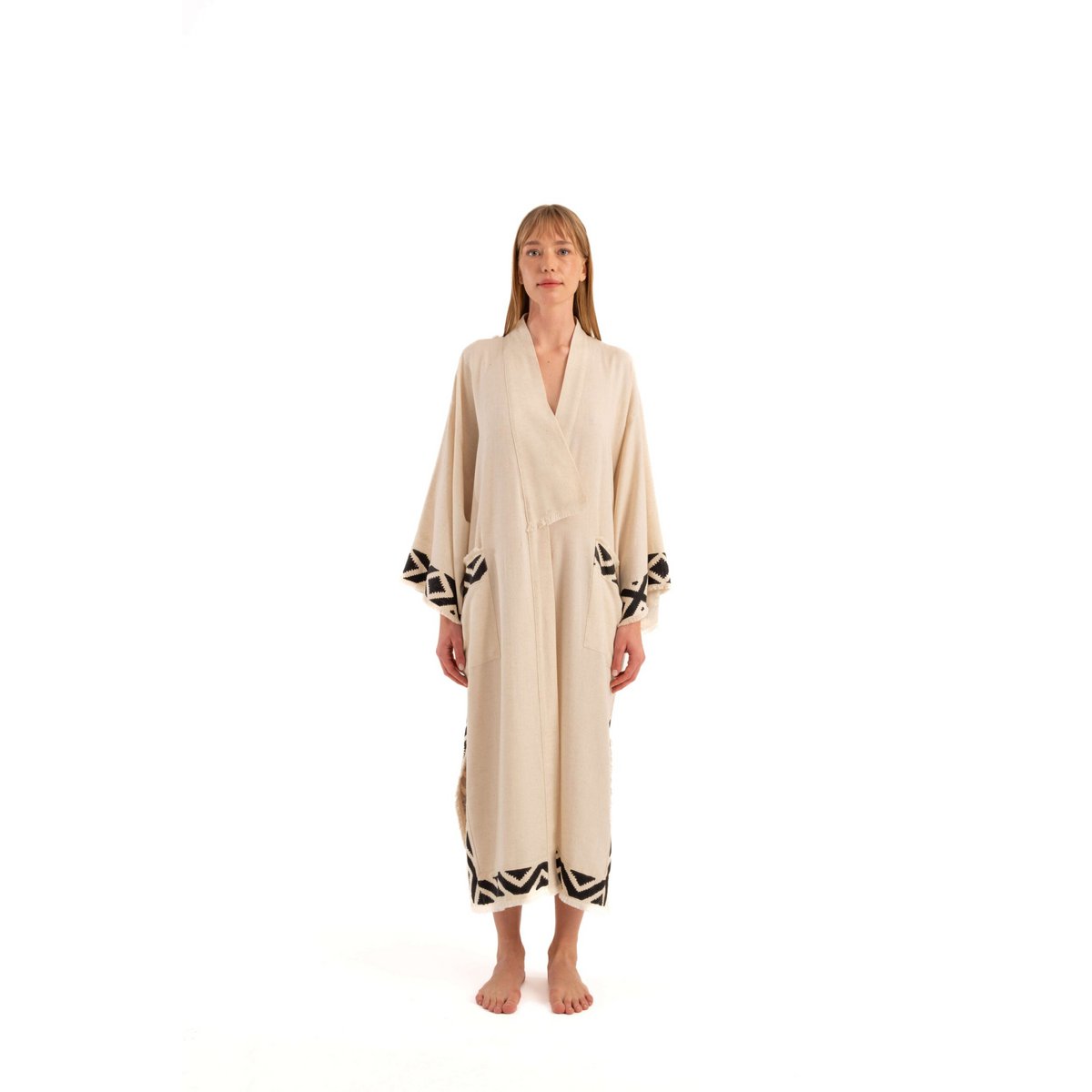 Komende en gaande Z-katoen, het verschil is kimono