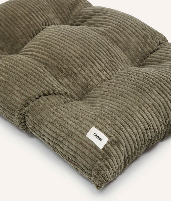 Grøn Corduroy Hundesengehynde, Bela