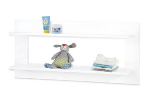 Wall shelf, white classy matt