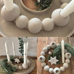 Advent wreath balls