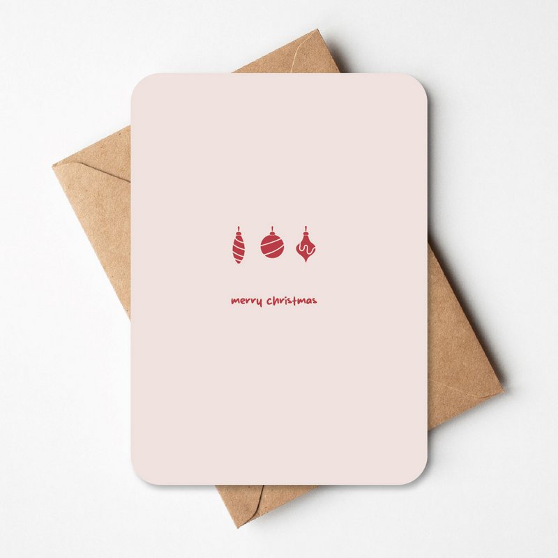 Tarjeta de Navidad | minimalista