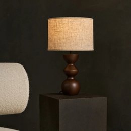 Lampada da tavolo Kai Marrone Scuro