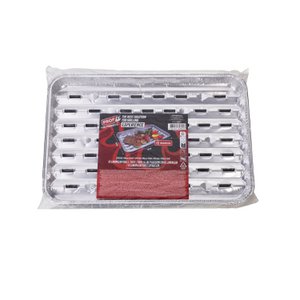 5 Disposable Aluminum Grill Liners
