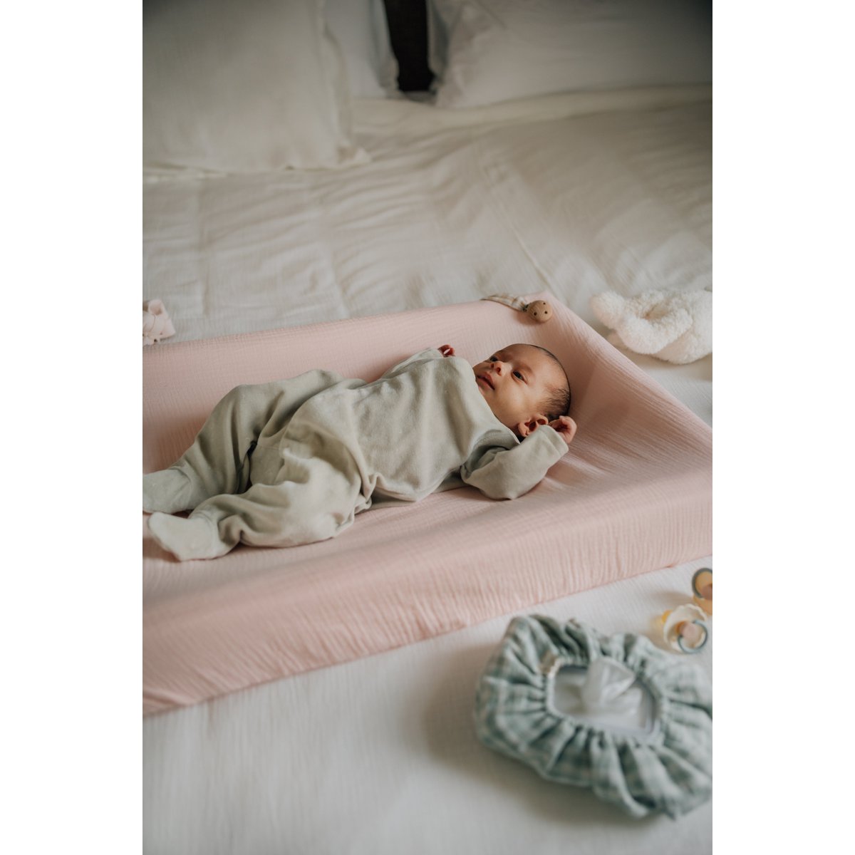 TISU Wickelauflagenbezug, Baby Pink