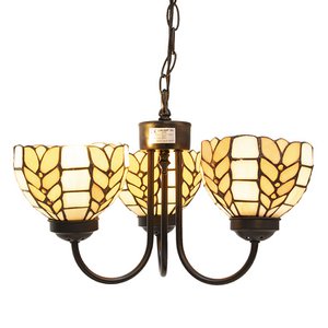 Hängelampe Tiffany Ø 39x125 cm E14 / max 3x40W