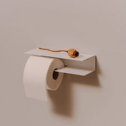 Portarrollos Bari – accesorios baño moderno con estante