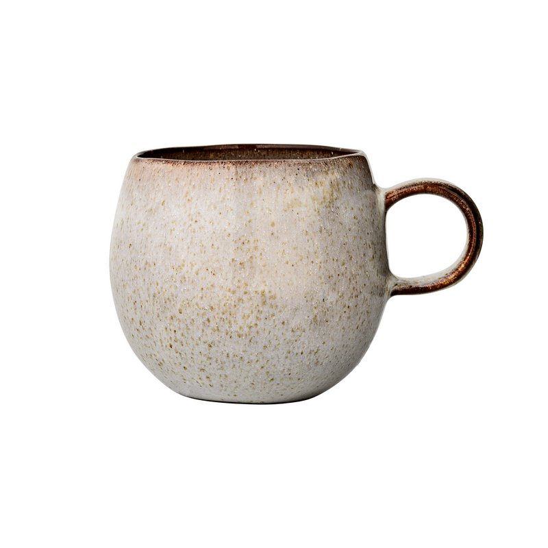 Sandrine Mug, Grey, Stoneware