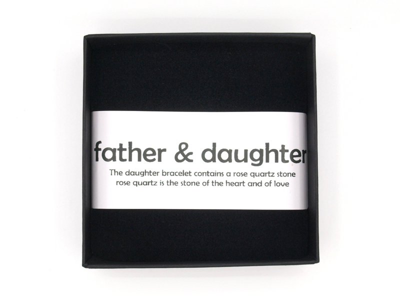 Father and daughter bracelet set Turquoise